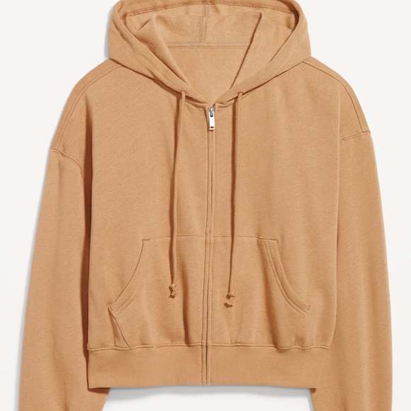 NWT OLD NAVY Fleece Full-Zip Hoodie Color: Candy Graham - Picture 1 of 7